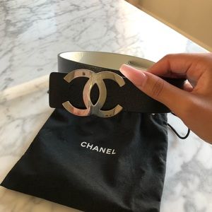 chanel reversible belt
